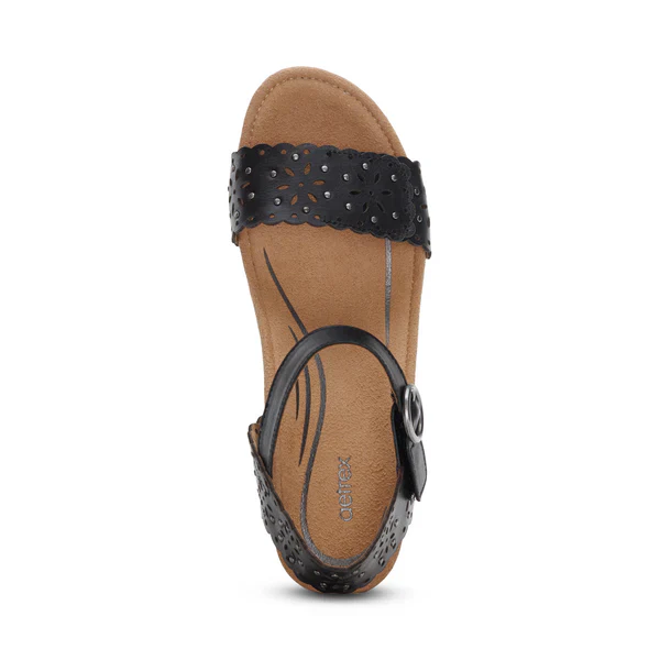 AETREX SYDNEY QUARTER STRAP ESPADRILLE WEDGE WOMEN'S - Image 10