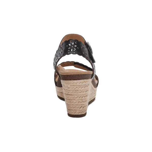AETREX SYDNEY QUARTER STRAP ESPADRILLE WEDGE WOMEN'S - Image 11