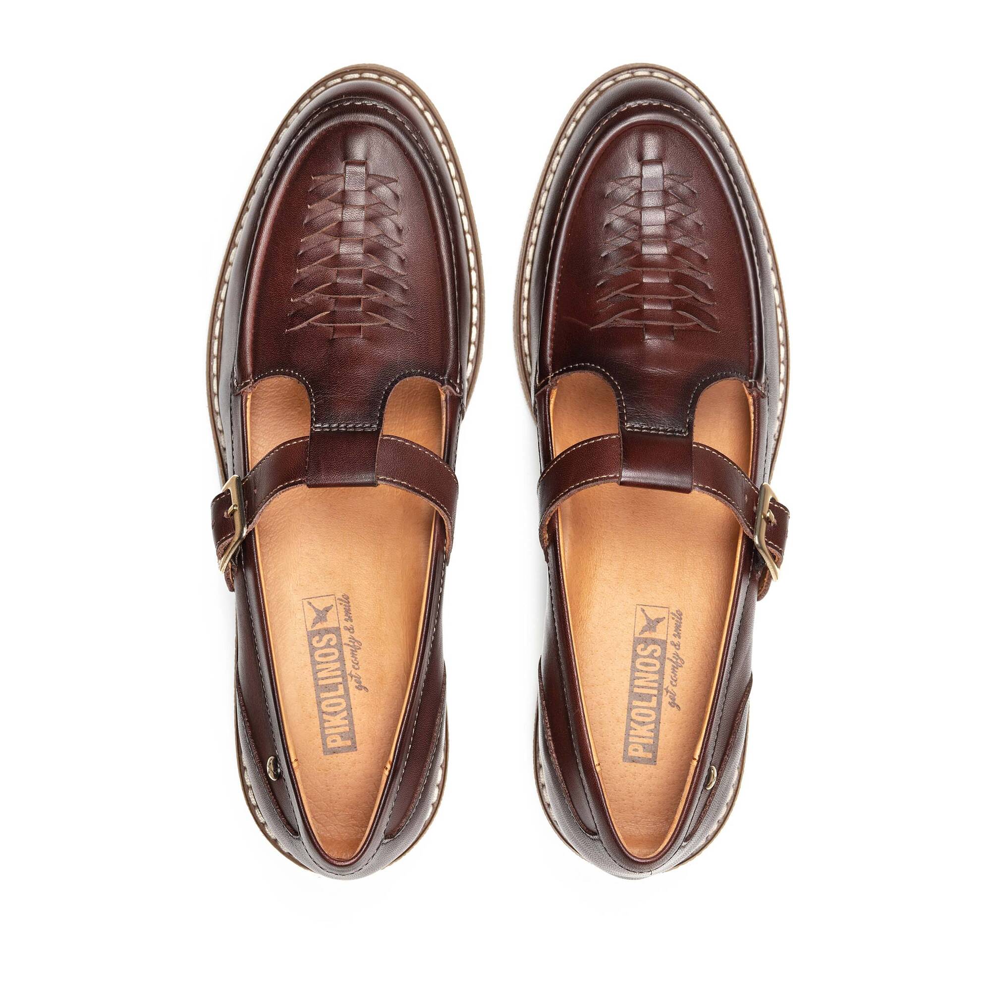 PIKOLINOS ALDAYA WOVEN-LEATHER LOAFERS WOMEN'S - Image 3