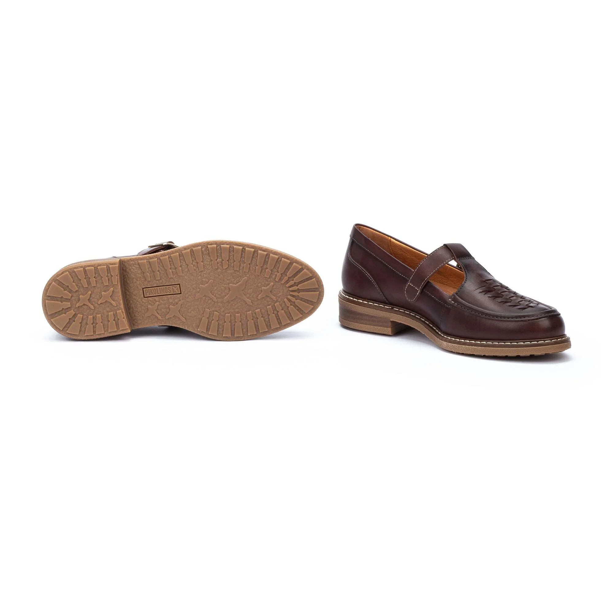 PIKOLINOS ALDAYA WOVEN-LEATHER LOAFERS WOMEN'S - Image 4