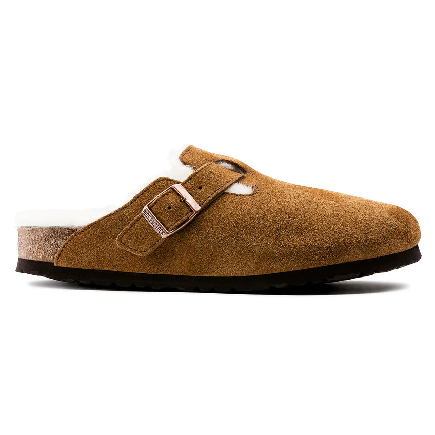 BIRKENSTOCK BOSTON SHEARLING SUEDE LEATHER - Image 2