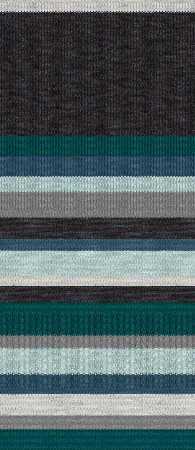 SMARTWOOL EVERYDAY MULTI-STRIPE CREW SOCKS - Image 2
