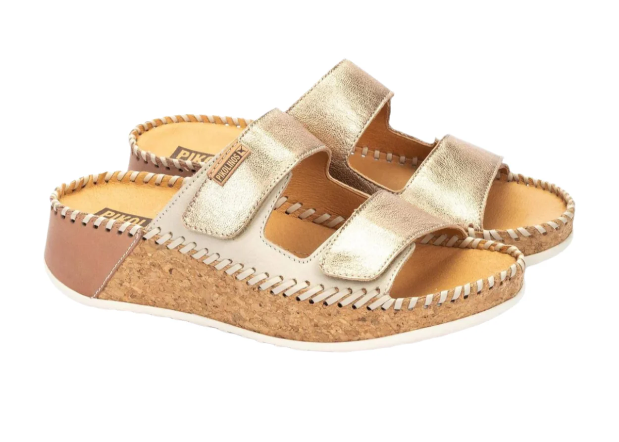 PIKILINOS MARINA WEDGE 2 STRAP WOMEN'S