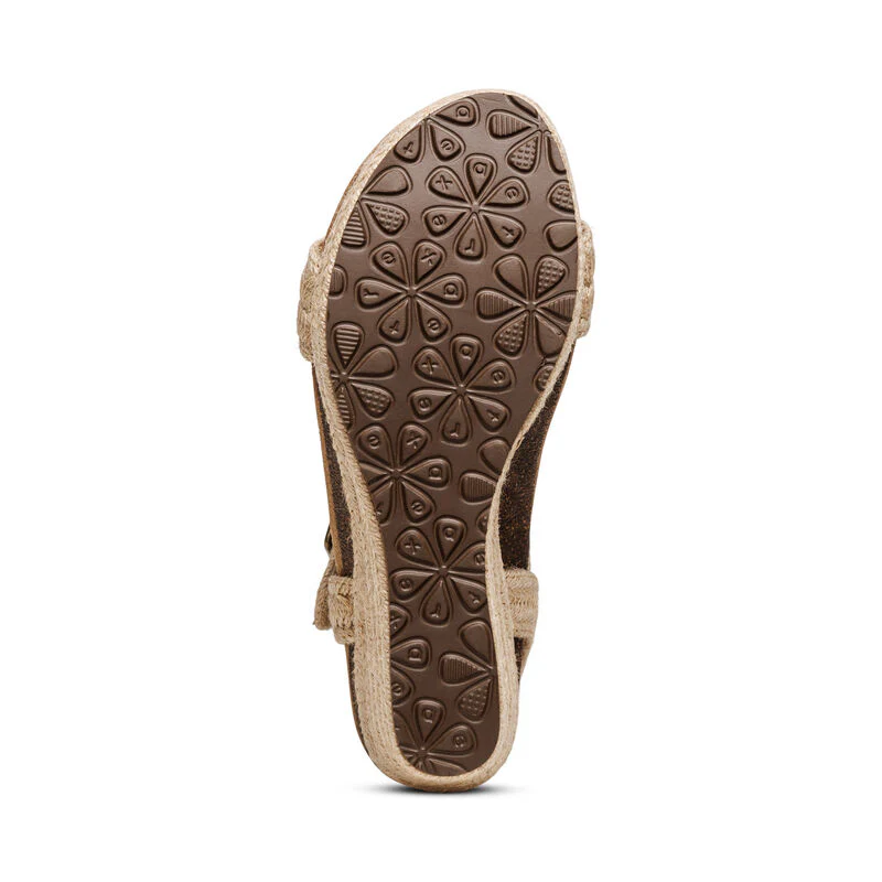 AETREX SYDNEY QUARTER STRAP ESPADRILLE WEDGE WOMEN'S - Image 12